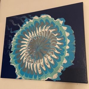 Original acrylic abstract. Varnished. 20in x 16in